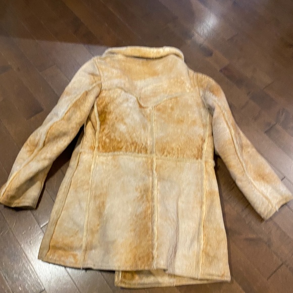 MENS GENUINE SHEEPSKIN COAT MADE IN CANADA SIZE LARGE - Picture 4 of 4